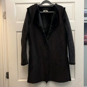 H&M Faux Fur/Suede US 6 Coat